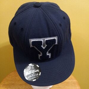 STALLS DEAN " FIRST ON THE FIELD"  BASEBALL CAP EUC  FITTED BLUE 7 5/8"